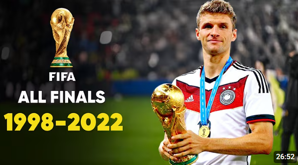 All World Cup Finals from 1998